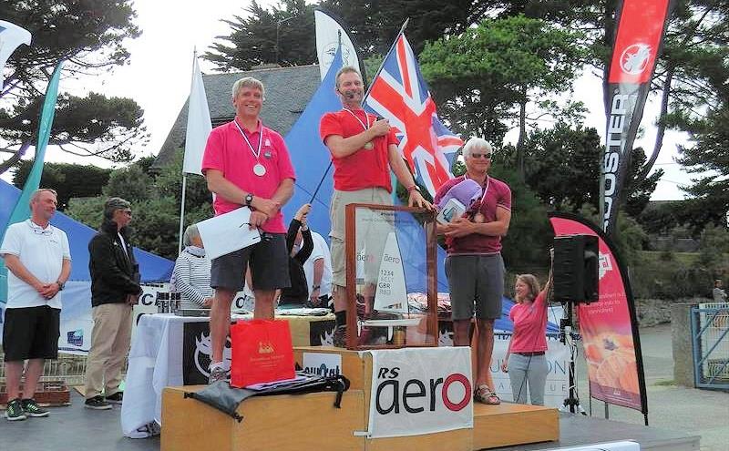 RS Aero 7 podium at the Rooster RS Aero World Championship - photo © YC Carnac