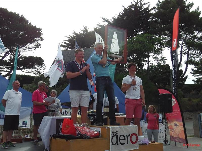 RS Aero 9 podium at the Rooster RS Aero World Championship - photo © YC Carnac