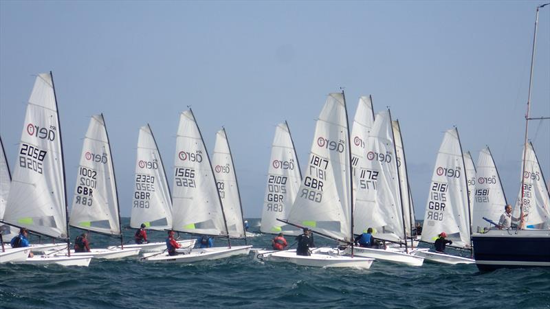 Training by Sam Whaley and Ben Whaley on day 0 of the Magic Marine RS Aero UK Nationals at Hayling Island - photo © LW Media