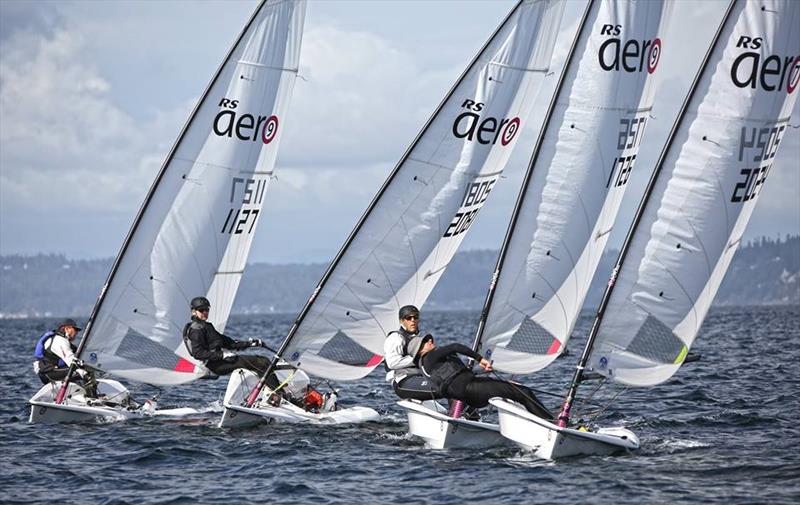 RS Aeros at the Puget Sound Sailing Championship photo copyright Jan Anderson taken at Corinthian Yacht Club of Seattle and featuring the  class