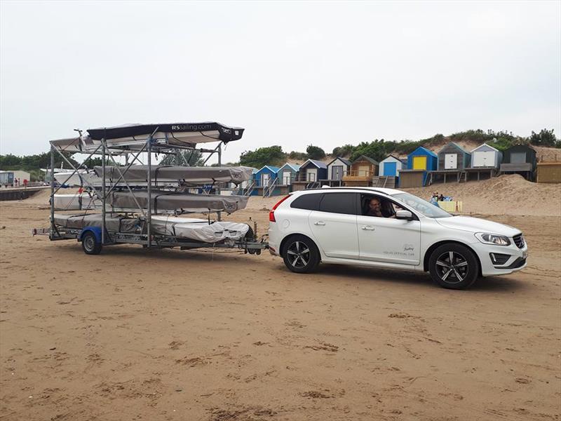 All set for the RS Aero UK Nationals at Abersoch photo copyright South Caernarvonshire YC taken at South Caernarvonshire Yacht Club and featuring the  class