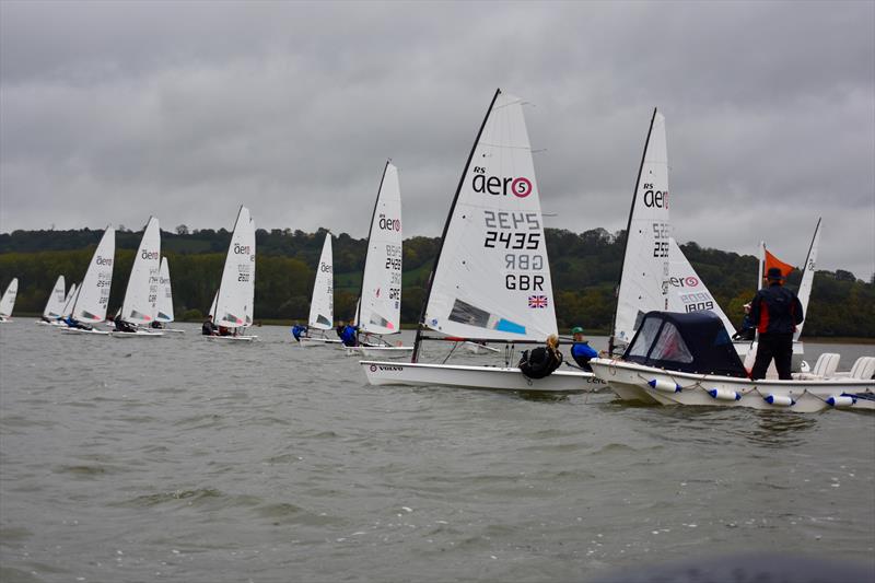 Lynn Billows crosses the fleet on her first RS Aero start ever during the RS Aero Inlands, Ladies & Masters Championship at Chew Valley Lake - photo © Primrose Salt