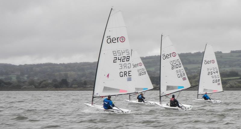 Downwind during the RS Aero Inlands, Ladies & Masters Championship at Chew Valley Lake - photo © Mike Pearce