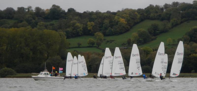 RS Aero 9 and 5 start during the RS Aero Inlands, Ladies & Masters Championship at Chew Valley Lake - photo © Mike Pearce
