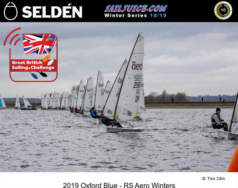 Aero start at the Oxford Blue photo copyright Tim Olin / www.olinphoto.co.uk taken at Oxford Sailing Club and featuring the  class