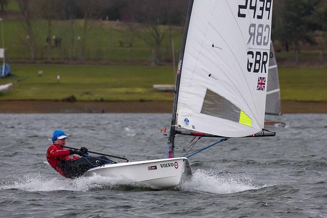 Tim Hire wins the Steve Nicholson Trophy at Northampton in his RS Aero 7 photo copyright Tim Olin / www.olinphoto.co.uk taken at Northampton Sailing Club and featuring the  class