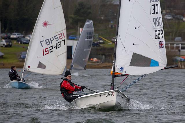 Emily Davis at the Steve Nicholson Trophy, Northampton photo copyright Tim Olin / www.olinphoto.co.uk taken at Northampton Sailing Club and featuring the  class