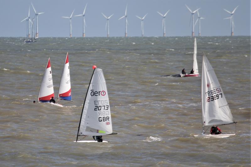 A big swell made for exciting sailing during the Dyson Dash photo copyright Adrian Trice taken at Broadstairs Sailing Club and featuring the  class