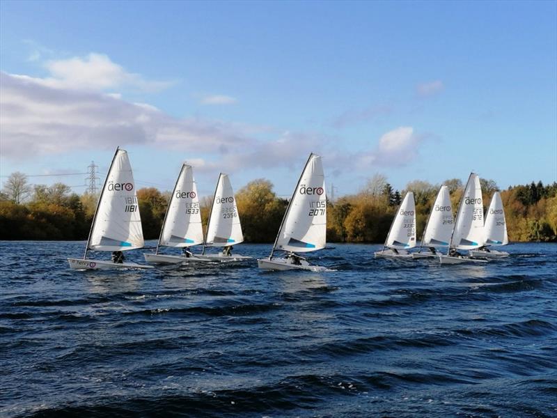 RS Aero UK Youth Championships at Burghfield photo copyright Andrew Wilde taken at Burghfield Sailing Club and featuring the  class