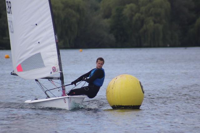 Ben Rolfe, Burghfield Sailing Club Champion 2021 photo copyright Peter Blackman taken at Burghfield Sailing Club and featuring the  class