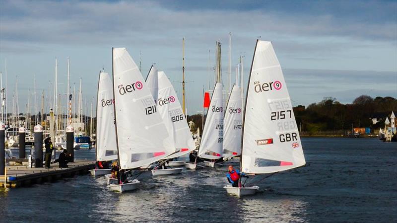 2017 RS Aero Christmas Stadium Racing photo copyright Richard Russell taken at Lymington Town Sailing Club and featuring the  class