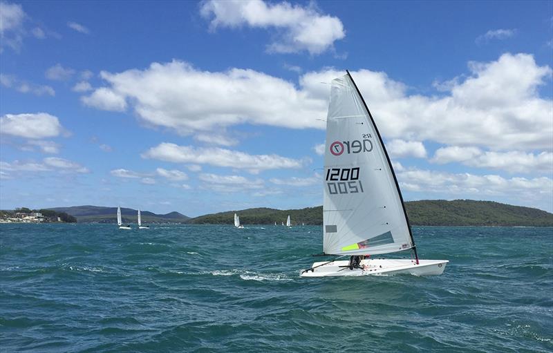 Rhett Gowans - RS Aero National Championship 2018 at Port Stephens photo copyright Sailing Raceboats taken at Port Stephens Sailing and Aquatic Club and featuring the  class