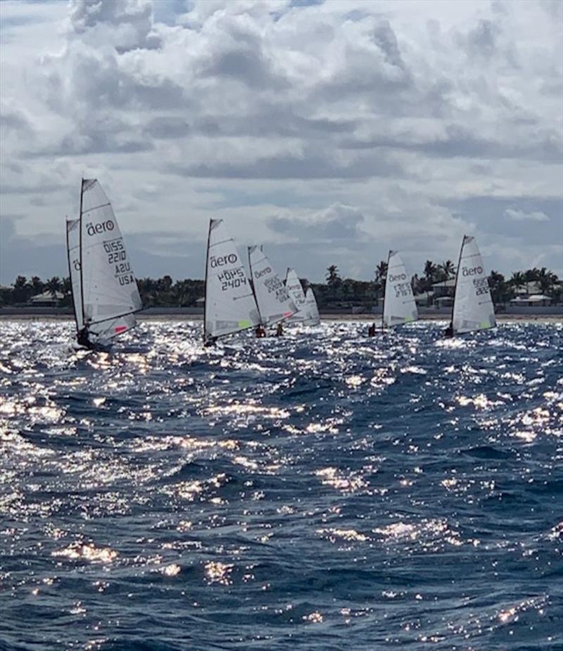 RS Aero North American Midwinters at Palm Beach Sailing Club photo copyright Patrick Sullivan taken at Palm Beach Sailing Club, Florida and featuring the  class