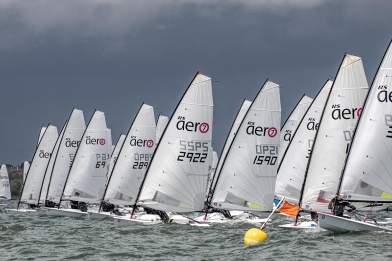 Lymington RS Aero Open photo copyright Jason Ludlow taken at Lymington Town Sailing Club and featuring the  class