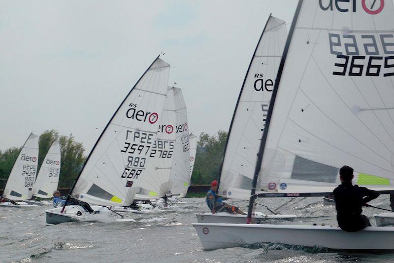 RS Aero UK Spring Championship at Island Barn photo copyright IBRSC taken at Island Barn Reservoir Sailing Club and featuring the  class