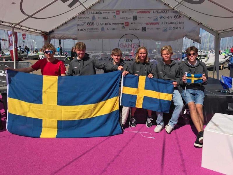 Team Sweden ahead of the first ever RS Aero Youth World Championship - photo © RS Aero Class