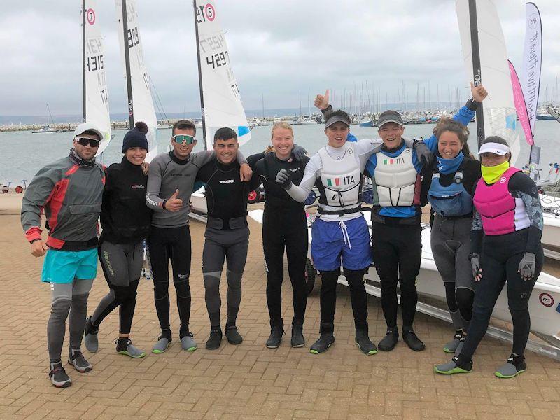 Team Italy ahead of the first ever RS Aero Youth World Championship photo copyright RS Aero Class taken at Weymouth & Portland Sailing Academy and featuring the  class