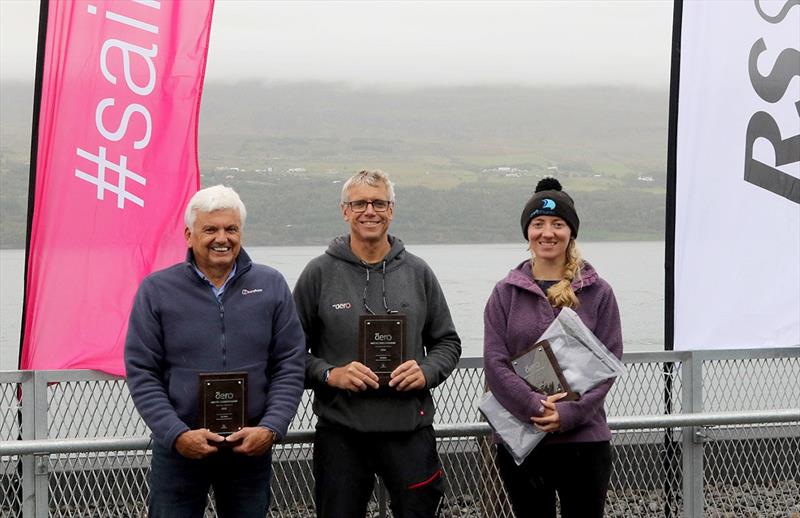 Overall Podium in the RS Aero Arctic Championships at Akureyri, Iceland photo copyright Runar Thor Bjornsson taken at Siglingaklúbburinn Nökkvi and featuring the  class