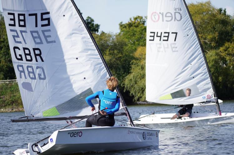 Papercourt RS Aero Open photo copyright Mark Carleton taken at Papercourt Sailing Club and featuring the  class