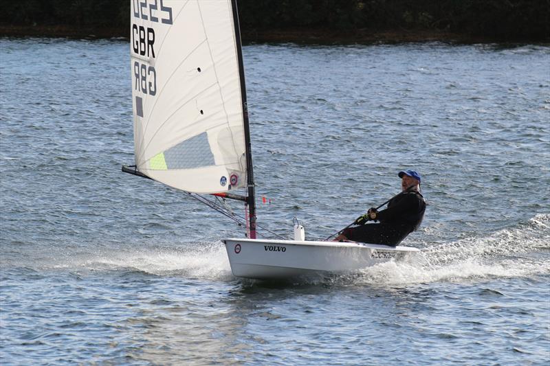 Chris Jones at the RS Aero Sustainability Challenge 2022 photo copyright Geoff Mills Bowers taken at Spinnaker Sailing Club and featuring the  class