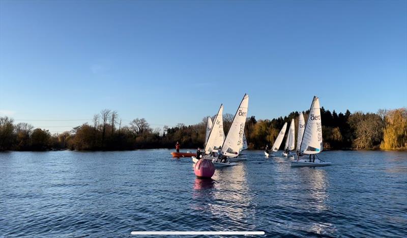 RS Aero UK Youth Team Winter Training photo copyright George Cousins taken at Burghfield Sailing Club and featuring the  class