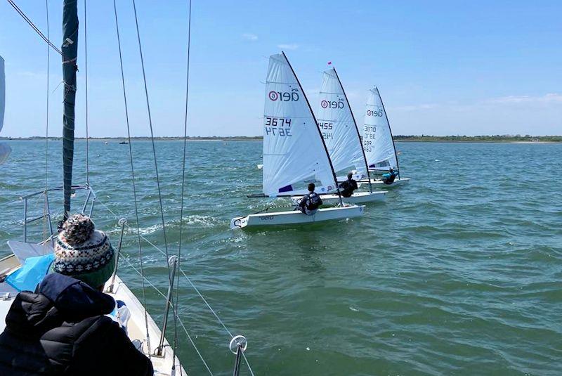 RS Aeros at Lymington Town photo copyright LTSC taken at Lymington Town Sailing Club and featuring the RS Aero 6 class