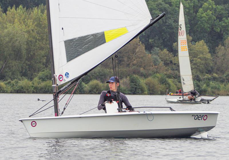 Hayden Moore second in the RS Aero Northern Tour Open at Notts County photo copyright David Eberlin taken at Notts County Sailing Club and featuring the RS Aero 7 class