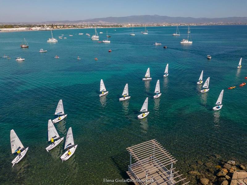 RS Aero Italian Youth Championship 2023 photo copyright Elena Giolai taken at Lega Navale Italiana Cagliari and featuring the RS Aero 5 class