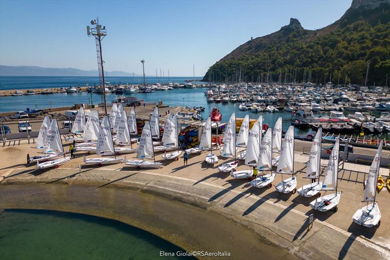 RS Aero Italian Youth Championship 2023 photo copyright Elena Giolai taken at Lega Navale Italiana Cagliari and featuring the RS Aero 5 class