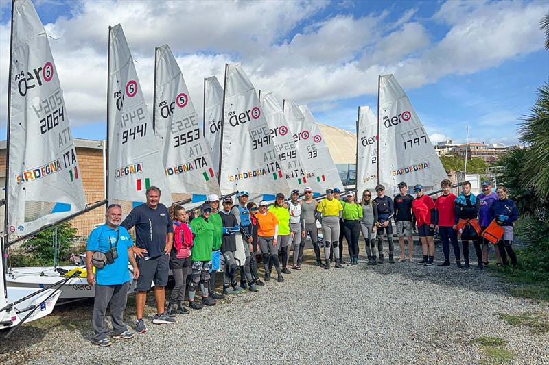 RS Aero Youth Team Race European Championships - Day 2 - No wind no race photo copyright Elena Giolai taken at  and featuring the RS Aero 5 class