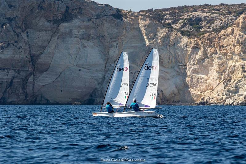 Italian Youth RS Aero Championship photo copyright Elena Giolai / RS Aero Italia taken at Lega Navale Italiana Cagliari and featuring the RS Aero 6 class