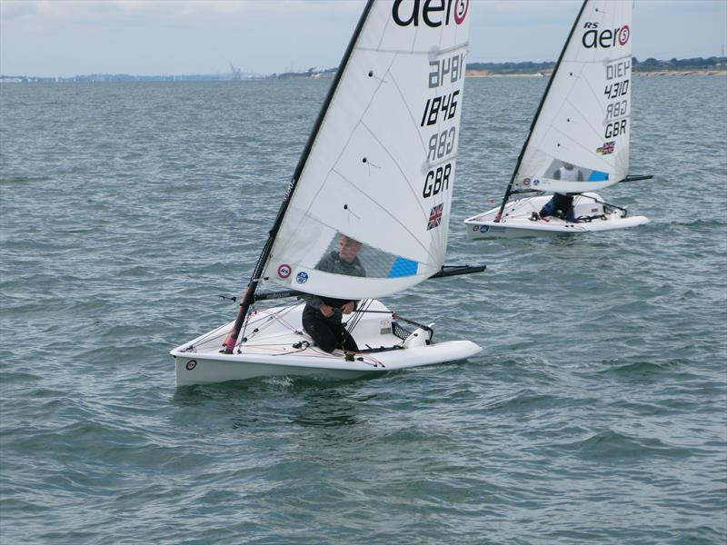 RS Aero UK Southern & UK Youth Champs at Lee-on-the-Solent photo copyright Mike Foster taken at Lee-on-the-Solent Sailing Club and featuring the RS Aero 5 class