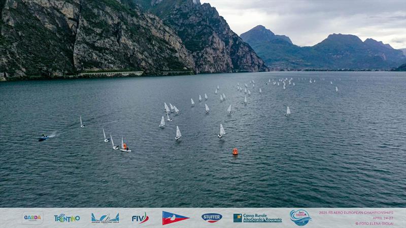 2025 RS Aero Europeans at Lake Garda Day 1 photo copyright Elena Giolai taken at Circolo Vela Arco and featuring the RS Aero 5 class