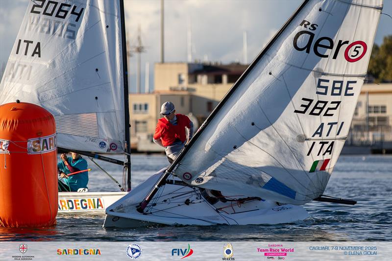 2025 Sardinia RS Aero & OpenSkiff Team Race World Championship photo copyright Elena Giolai taken at La Società Canottieri Ichnusa and featuring the RS Aero 5 class