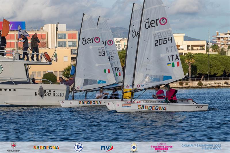 2025 Sardinia RS Aero & OpenSkiff Team Race World Championship photo copyright Elena Giolai taken at La Società Canottieri Ichnusa and featuring the RS Aero 5 class