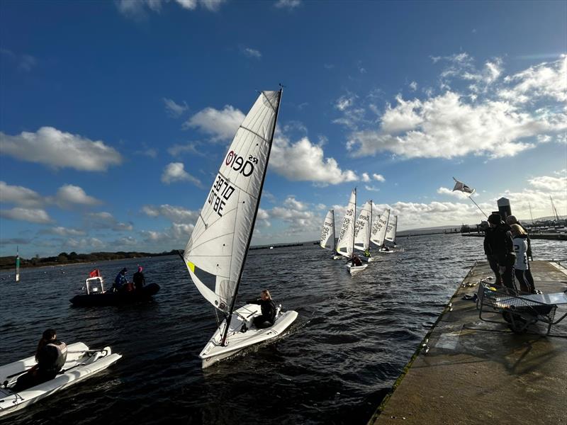 Lymington Festive RS Aero Stadium Racing photo copyright Chris Arnell taken at Lymington Town Sailing Club and featuring the RS Aero 7 class