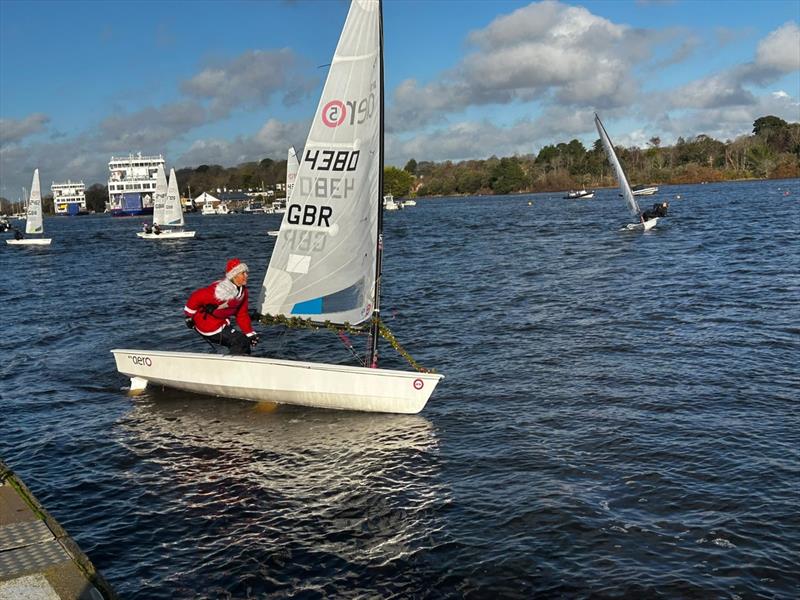 Lymington Festive RS Aero Stadium Racing photo copyright Chris Arnell taken at Lymington Town Sailing Club and featuring the RS Aero 5 class