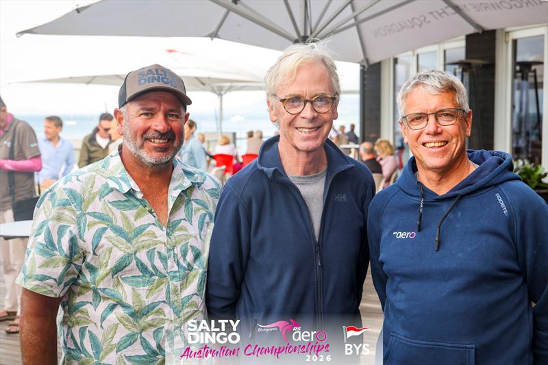 Peter Barton (right) at the RS Aero Australian Championships - photo © Salty Dingo