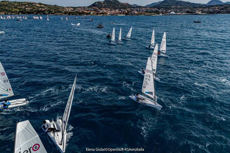 2026 Open Skiff Eurochallenge and RS Aero National Regatta in Porto Rotondo - Day 1 photo copyright Elena Giolai taken at Yacht Club Porto Rotondo and featuring the RS Aero 5 class