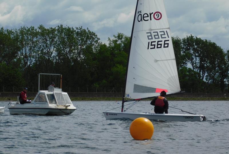 Aero 9 overall winner Tim Hire shown here winning Race 1 - RS Aero Spring Championship at Island Barn - photo © Nick Marley