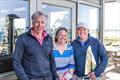 Colin Smith, Emma and Tom Hewitson win the Soak Insure RS Elite Southern Championship at Hayling Island © Alasdair McLeod