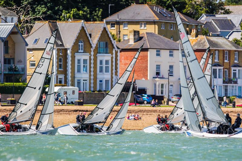 RS Elite fleet on day 2 of Lendy Cowes Week 2017 photo copyright Paul Wyeth / Lendy Cowes Week taken at Cowes Combined Clubs and featuring the RS Elite class