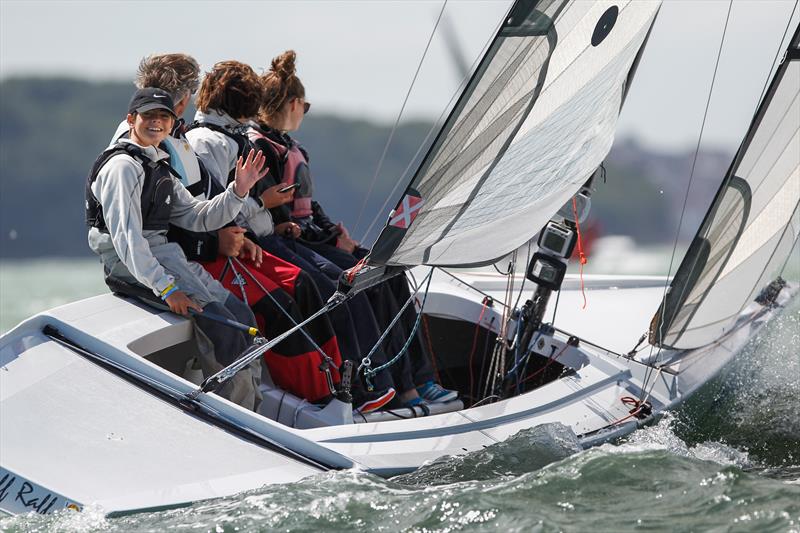 Riff Raff skipper, Freddie Peters  at Lendy Cowes Week 2017 - photo © Paul Wyeth