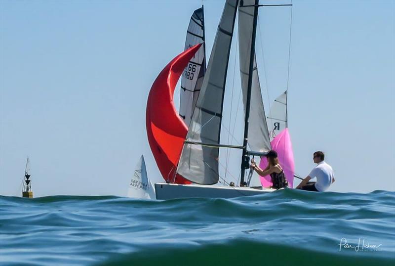 RS Elite racing photo copyright Peter Hickson taken at Hayling Island Sailing Club and featuring the RS Elite class
