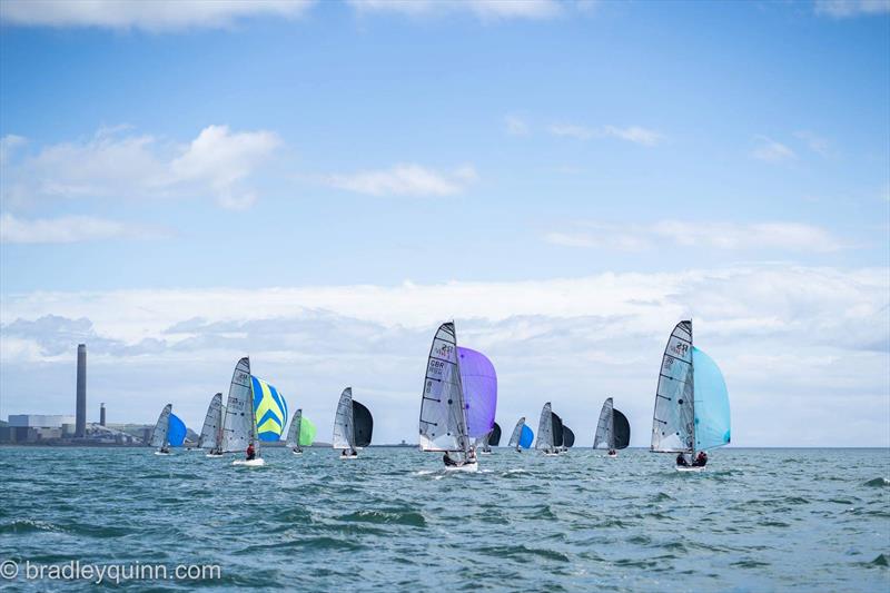 The fleet downwind during the RS Elite Irish Championship at Carrickfergus - photo © Bradley Quinn / www.bradleyquinn.com