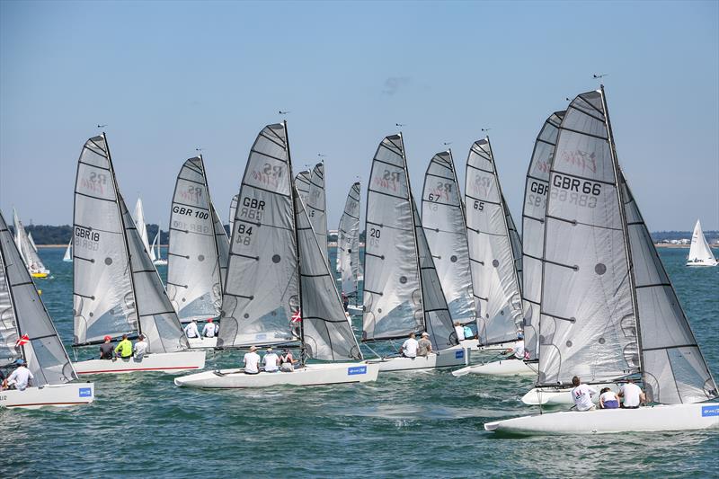 RS Elites racing at Lendy Cowes Week photo copyright Tom Gruitt / CWL taken at Cowes Combined Clubs and featuring the RS Elite class