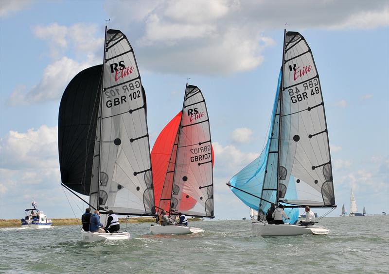 Burnham Week day 1 photo copyright Alan Hanna taken at Royal Corinthian Yacht Club, Burnham and featuring the RS Elite class