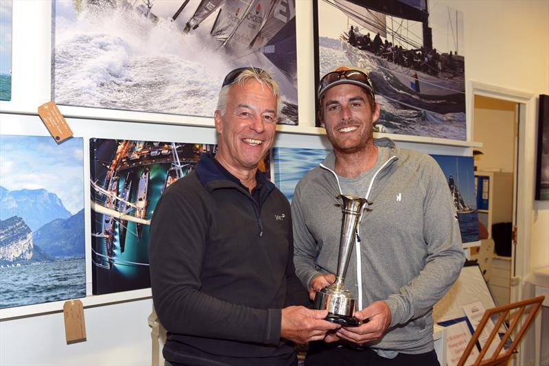 RS Elite Chairman presented with the Chairman's Flute for the first four days of Cowes Week 2019 photo copyright Rick Tomlinson taken at Cowes Combined Clubs and featuring the RS Elite class