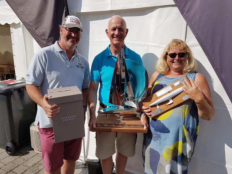 Simon Childs, Mike McIntyre and Caroline McIntyre retain their title in the RS Elite National Championship during the Volvo Dun Laoghaire Regatta photo copyright Mike McIntyre taken at Dun Laoghaire Motor Yacht Club and featuring the RS Elite class