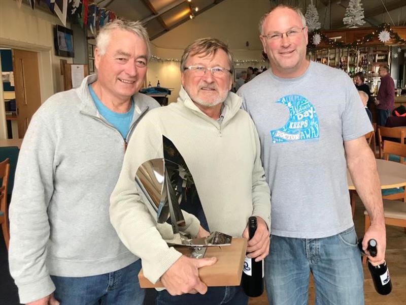 Ossie Stewart and crew Ian Jubb first, Pete Copsey third in the RS Elite Crabbers Nip photo copyright Paul Fisk taken at Hayling Island Sailing Club and featuring the RS Elite class
